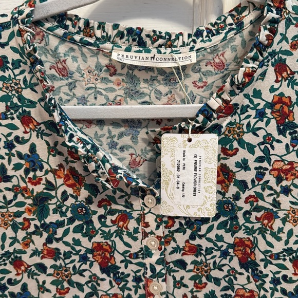 NWT Peruvian Connection Prairie Flower Dress - Picture 4 of 7